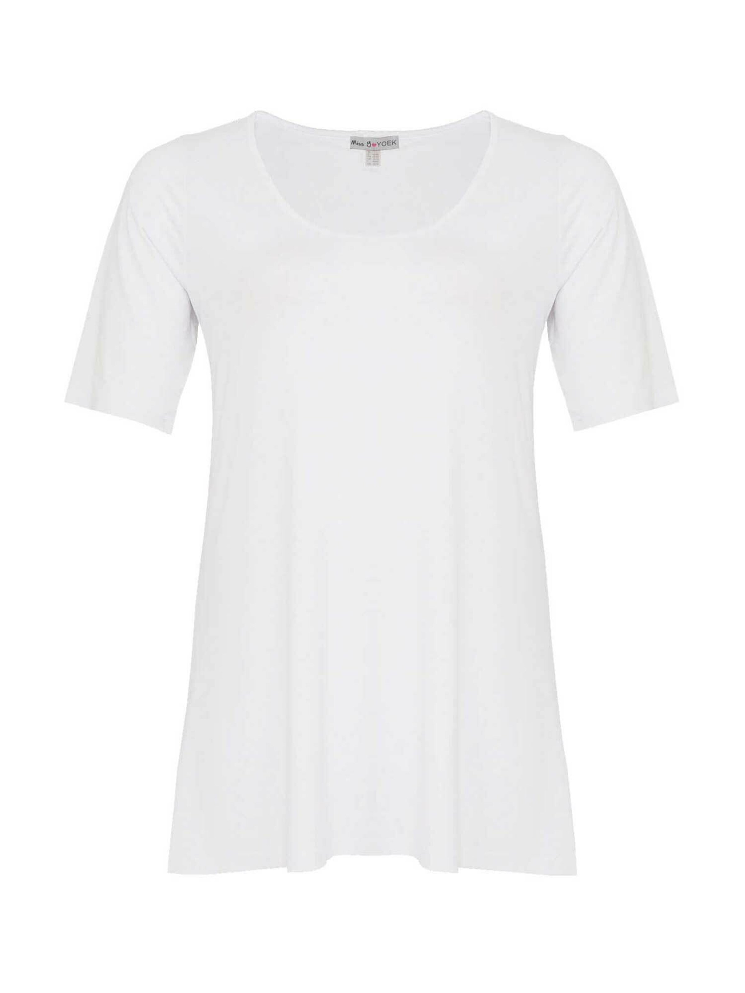 YOEK Shirt in Wit: voorkant