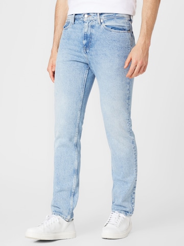 Tommy Jeans - regular Vaquero 'Ethan' en azul: frente