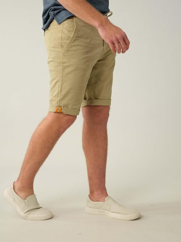 Coupe slim Pantalon 'KARMA' Deeluxe en beige