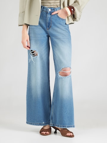 ABOUT YOU Wide leg Τζιν 'Sandra' σε μπλε: μπροστά