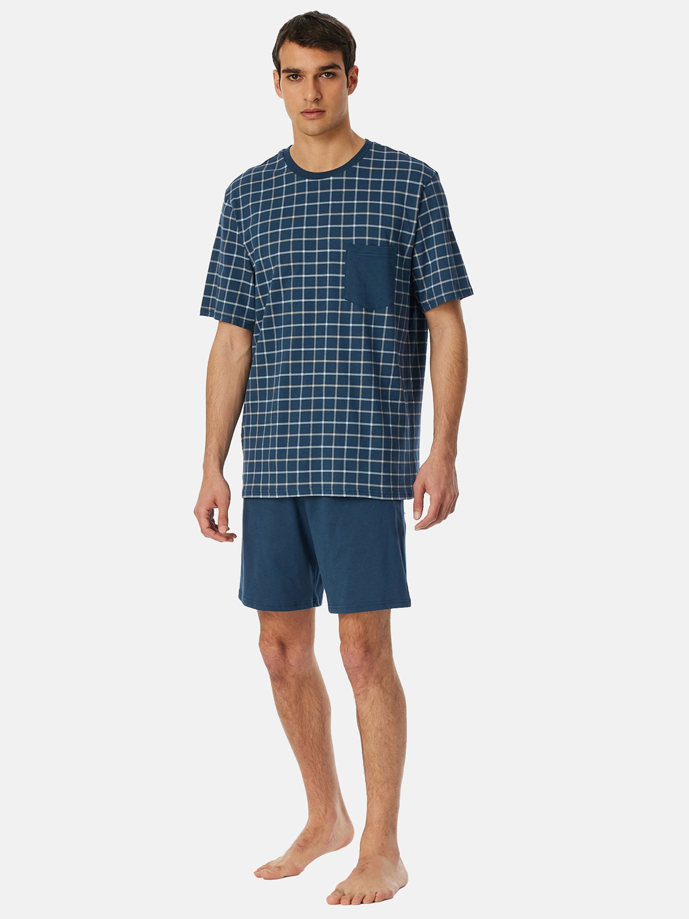 Pyjama court ' Comfort Essentials ' SCHIESSER en vert