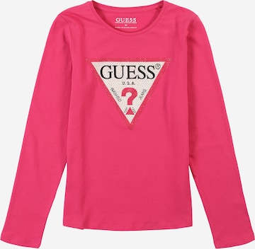 GUESS Shirt in Roze: voorkant