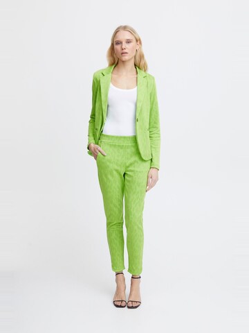 ICHI Regular Trousers 'Kate' in Green