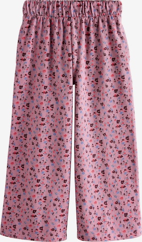 rožinė Next Plačios klešnės Kelnės: priekis