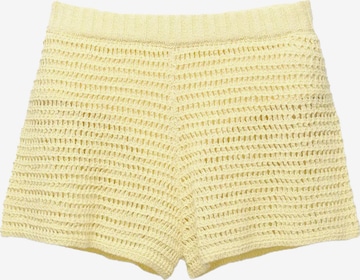 Pull&Bearregular Hlače - žuta boja: prednji dio