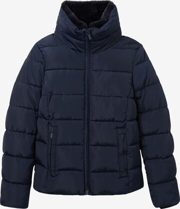 TOM TAILOR Winterjas in Blauw: voorkant