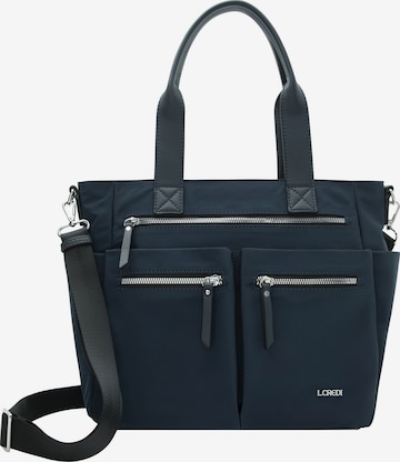 Sac bandoulière 'Odeta' L.CREDI en bleu : devant