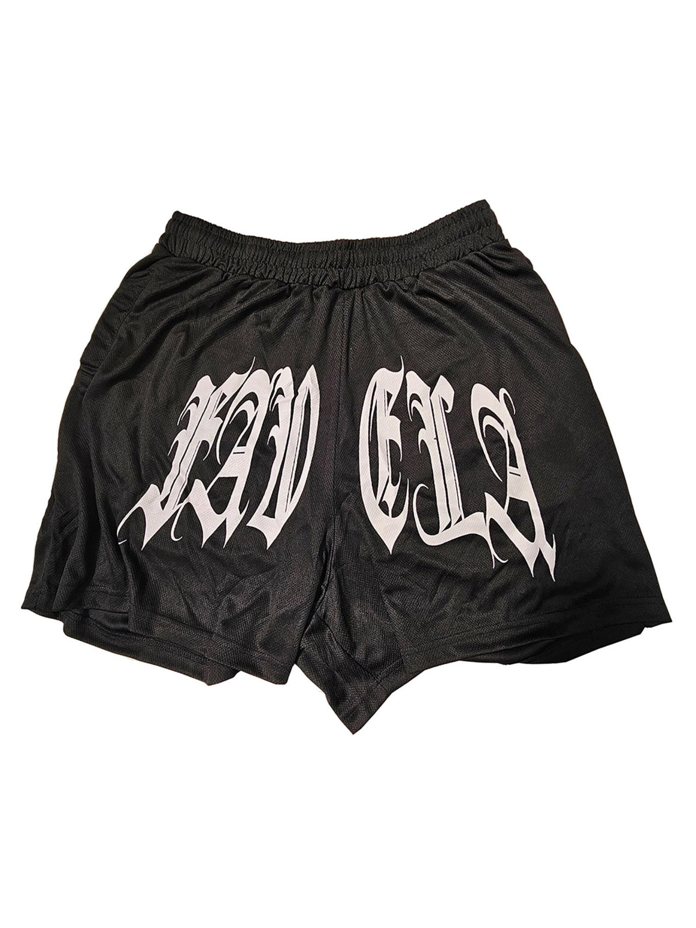 FAVELA Board Shorts 'King' in Black