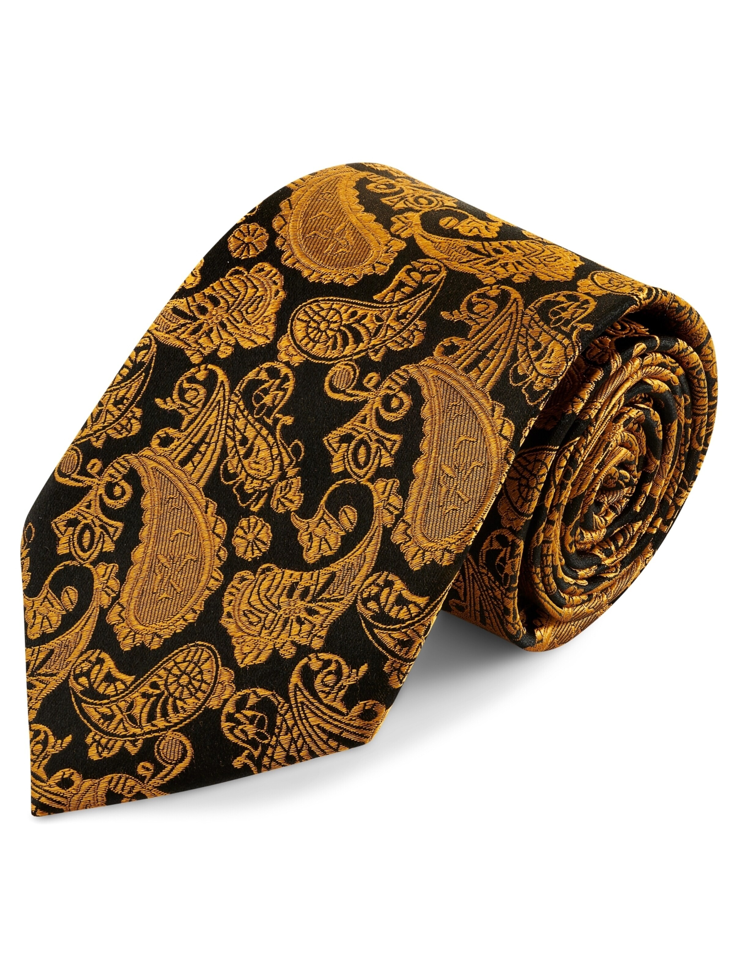 Bohemian Revolt Krawatte 'Valmont'‌‌ in Gold: Vorderseite