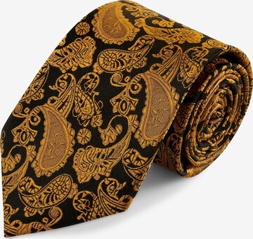 Bohemian Revolt Krawatte 'Valmont' in Gold: Vorderseite
