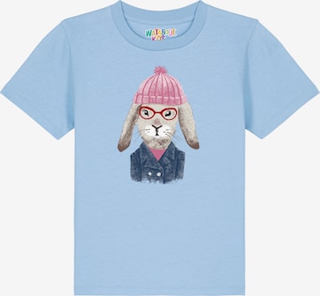 watabout.kids Shirt 'Hase' in Blue: front