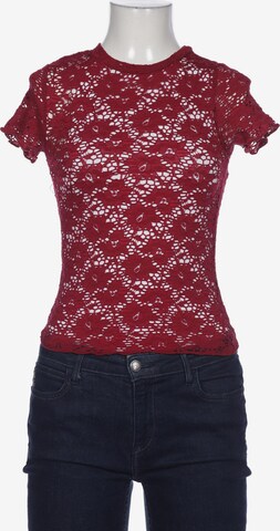 Bershka Top & Shirt in XXXS in Red: front