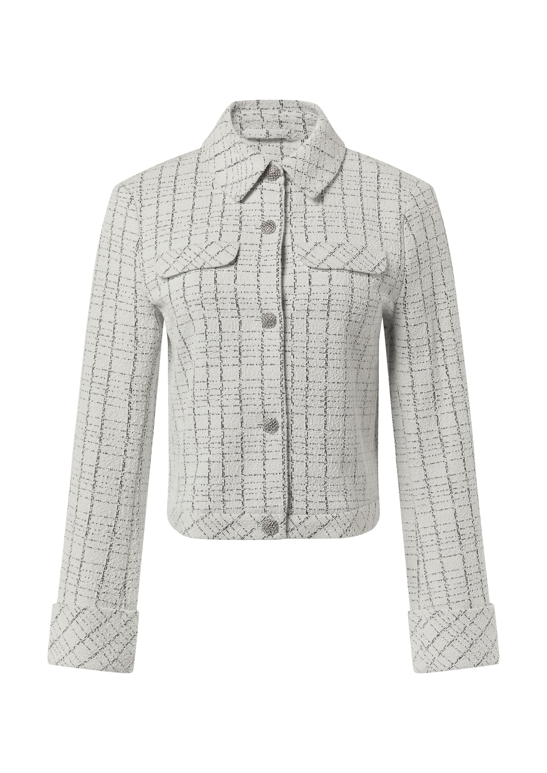 Veste mi-saison COMMA en gris : devant