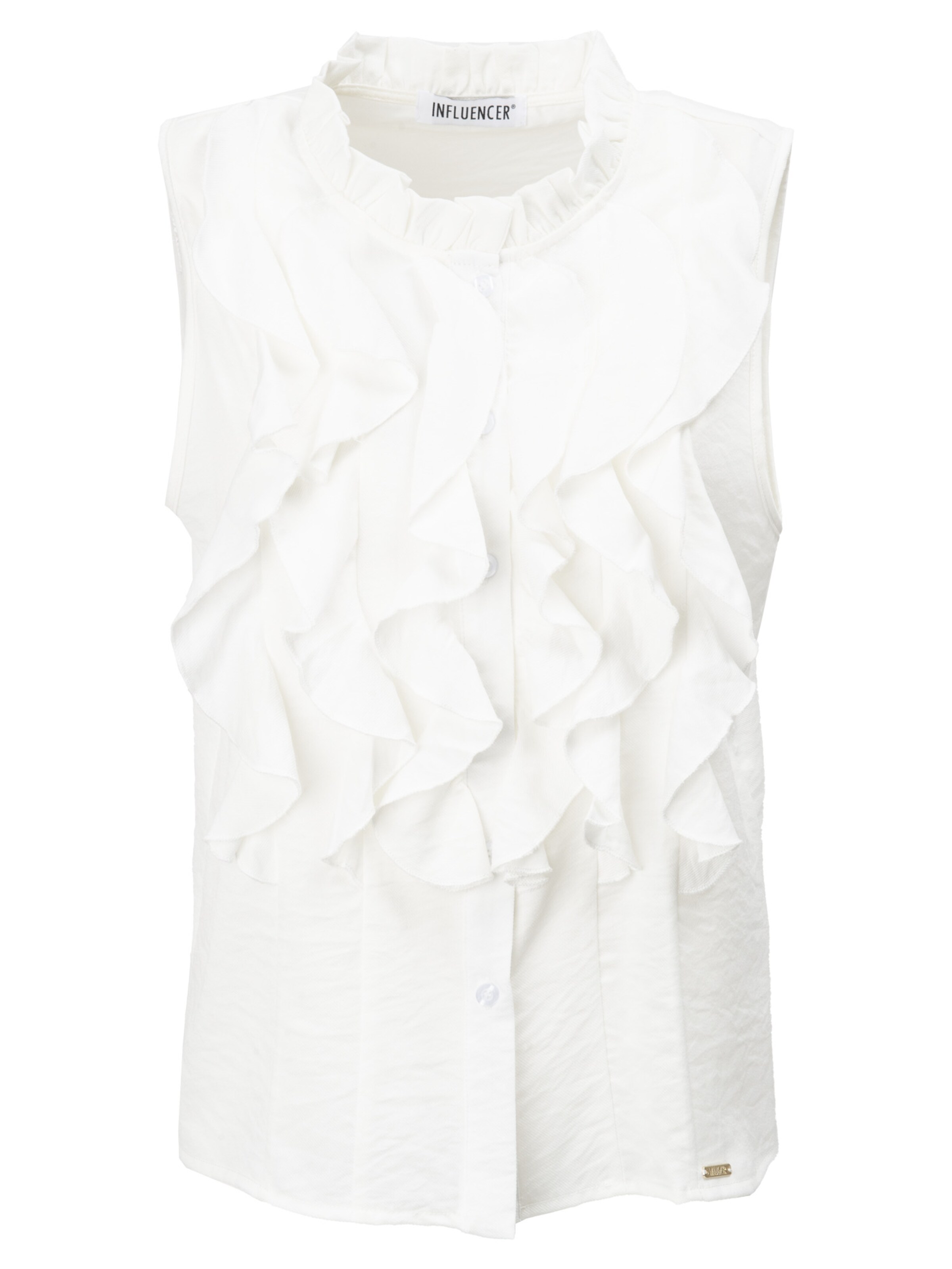 Influencer - Blusa en blanco: frente