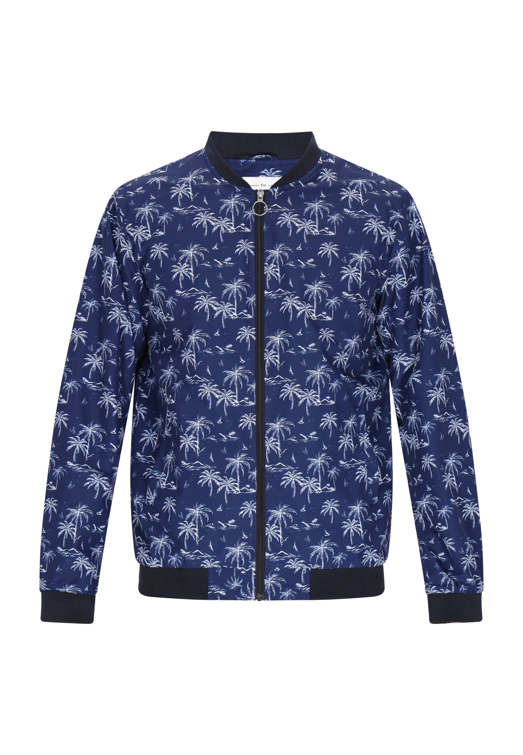 MO Overgangsjakke i blå: forside