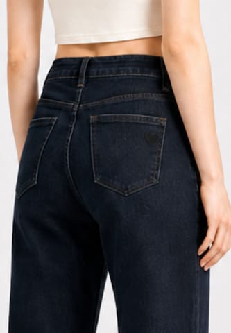 Wide leg Jeans di Elara in nero