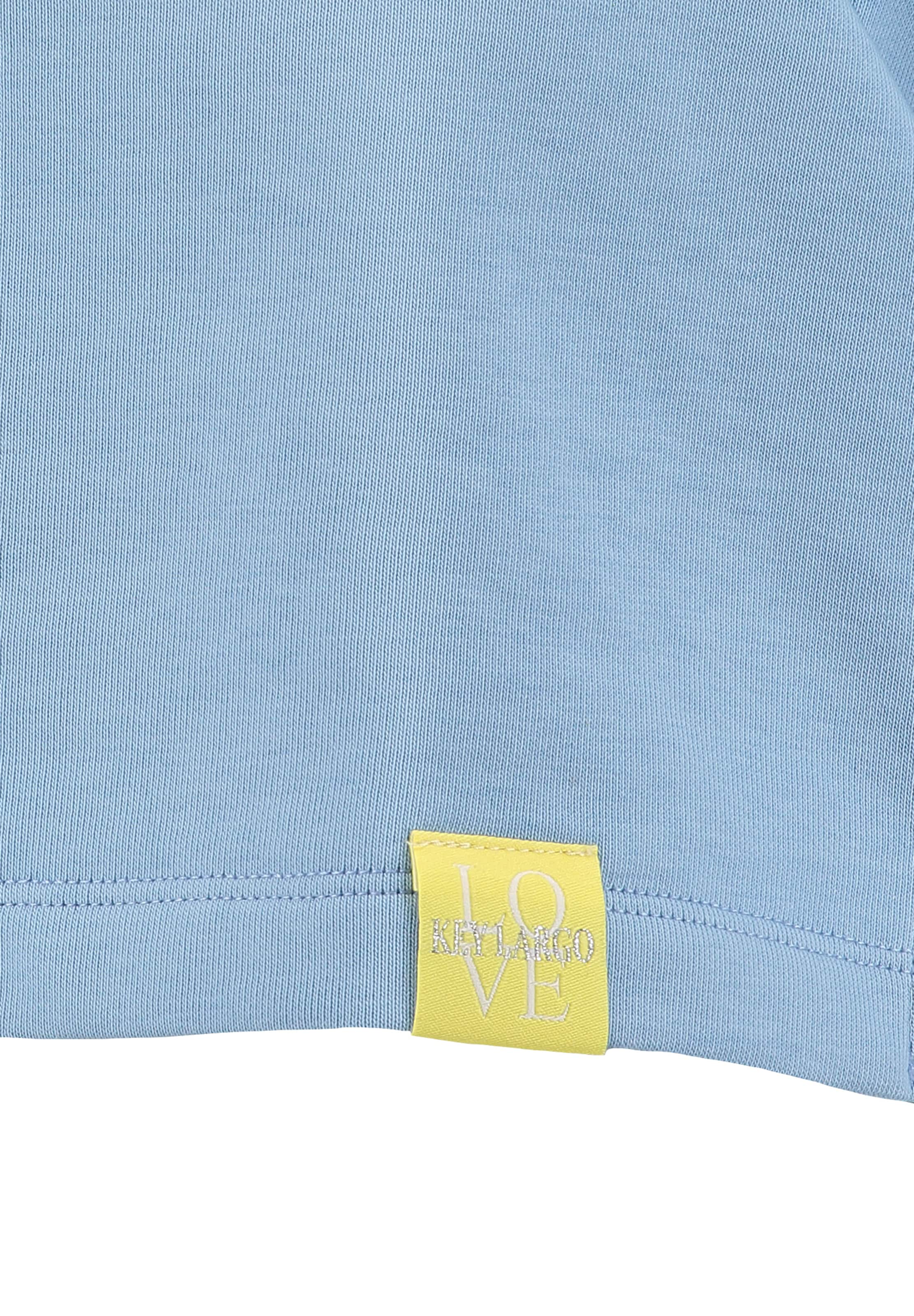 Key Largo T-shirt 'Move on' i blå