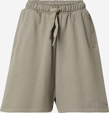 Pantalon 'Essentials' ADIDAS ORIGINALS en vert : devant