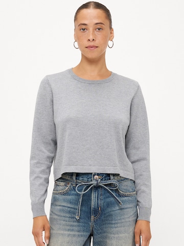 Vero Moda Petite Trui 'VMSILJE' in Grijs: voorkant