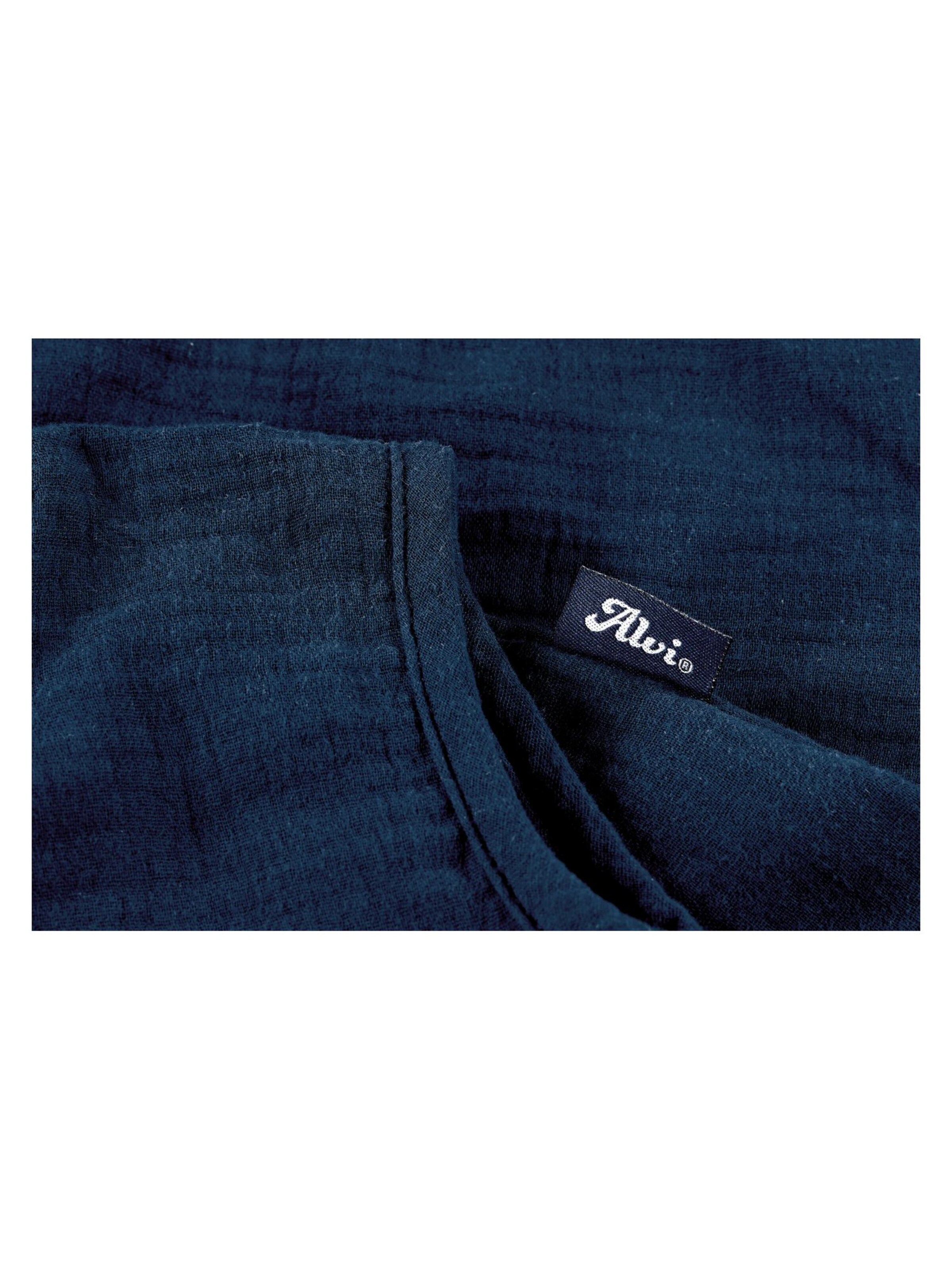 ALVI Sleeping Bag 'Schlafsack Sommertraum Mull' in Blue