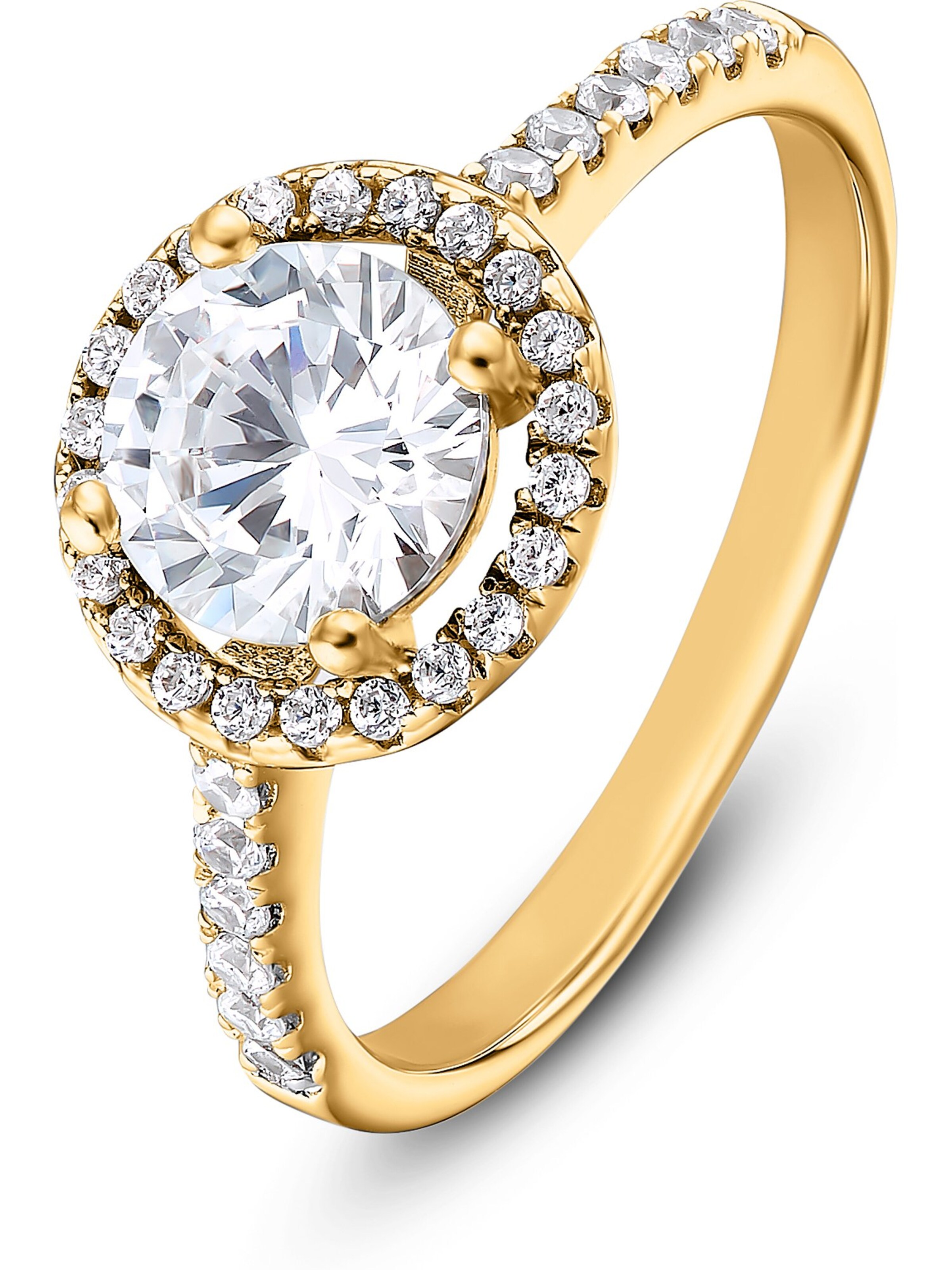 FAVS Ring in Gelb: Vorderseite