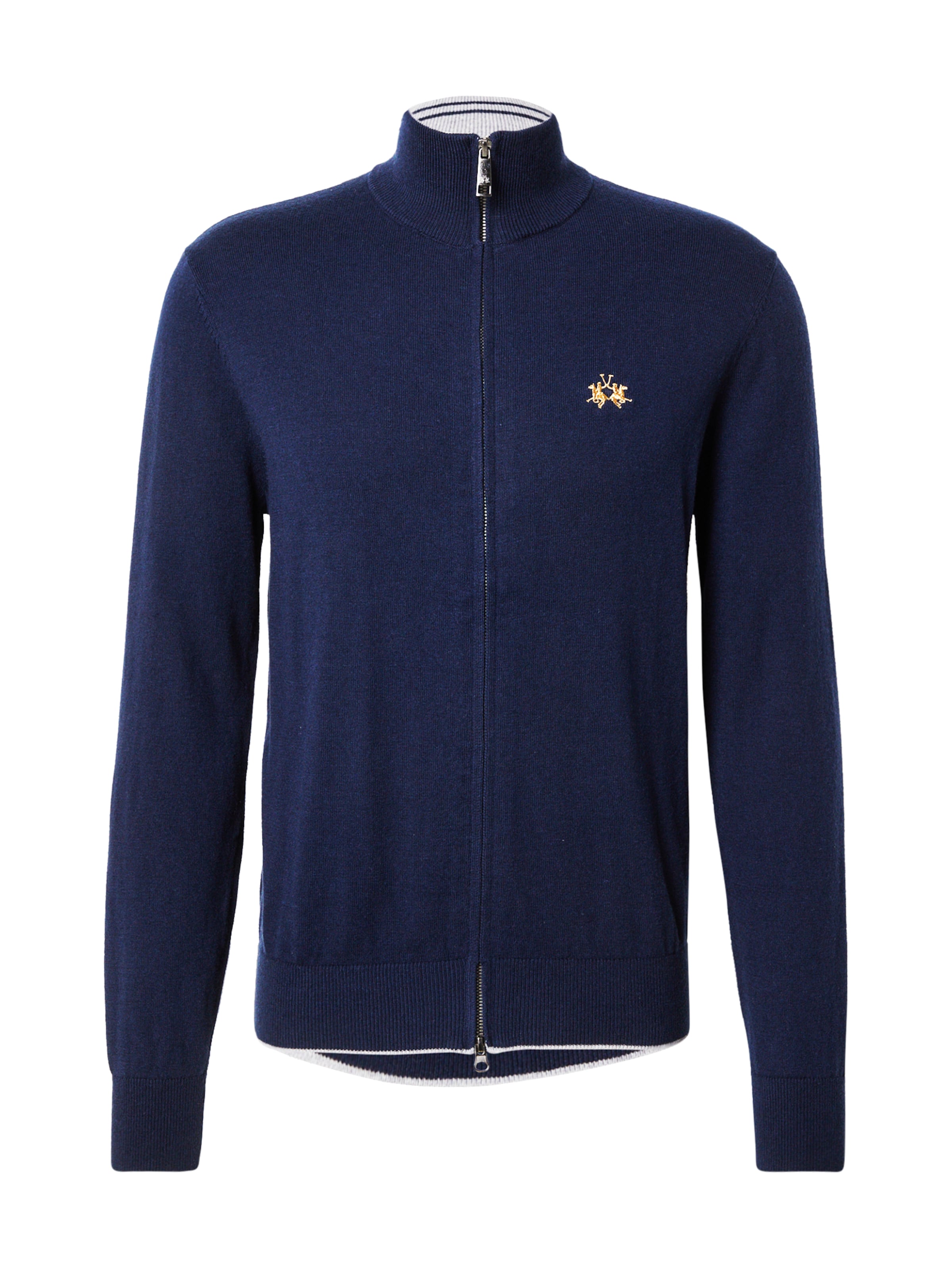 La Martina - Cárdigan en azul: frente