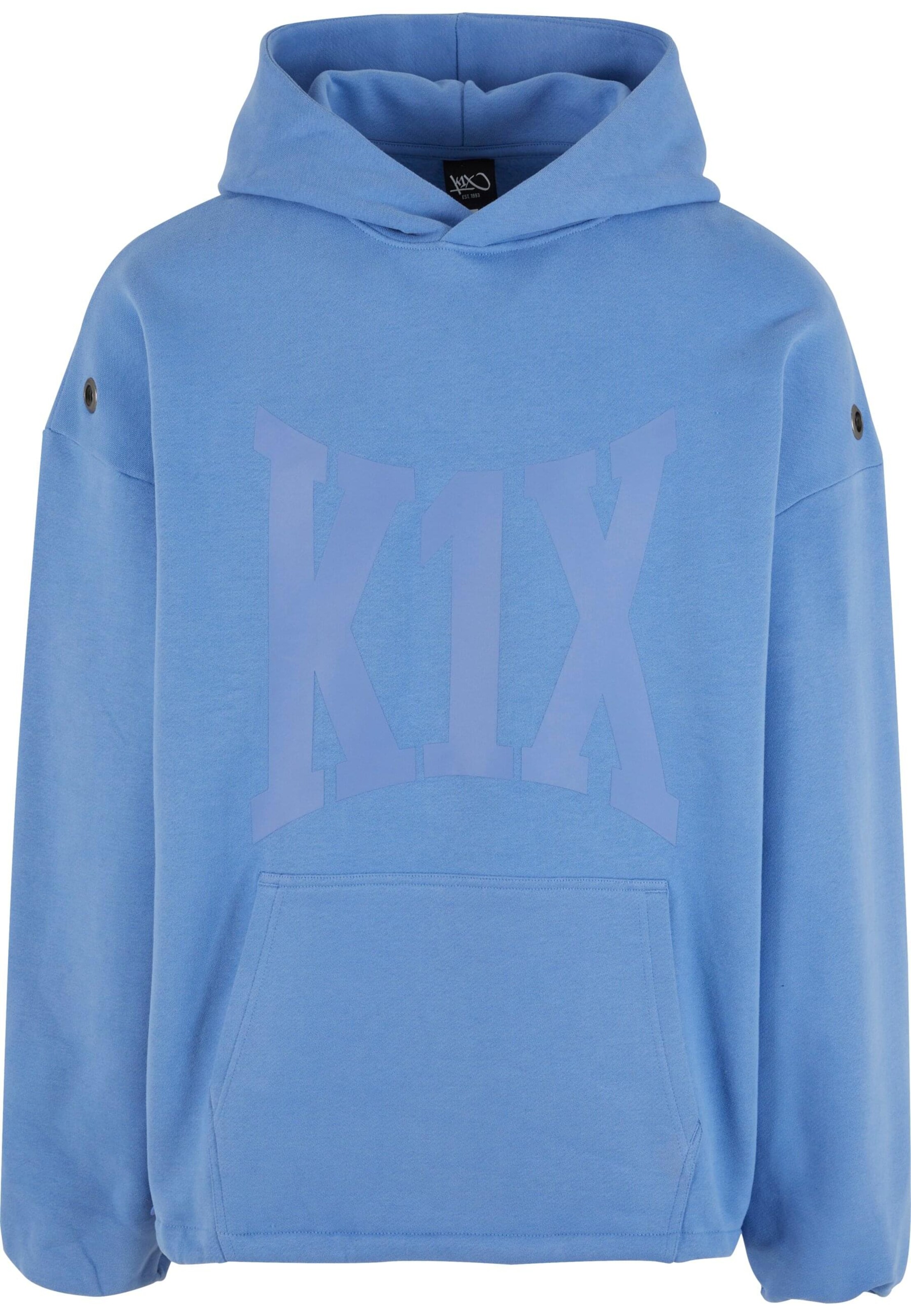 Sweat-shirt K1X en bleu : devant