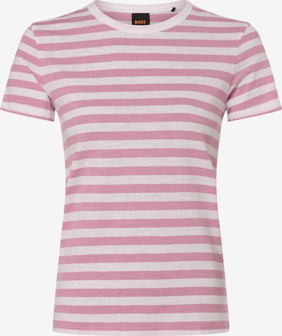 BOSS Black Shirt in rosa / weiß, Produktansicht