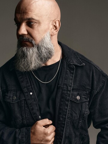 REYTEL Necklace 'CUERDA' in Silver: front