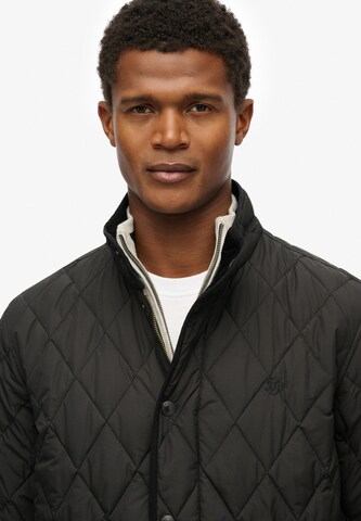 Superdry Tussenjas in Zwart