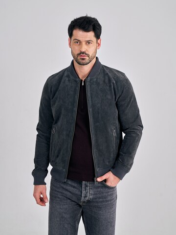 Coupe regular Veste mi-saison 'Ted' FREAKY NATION en gris : devant