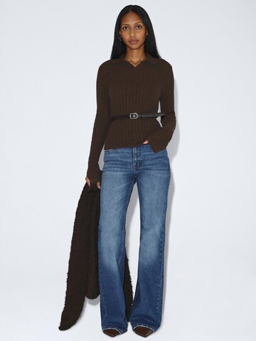 Dr. Denim Top 'Drdenimaiya Sweater' in Brown