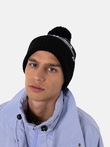 elho Beanie 'LA PLAGNE 89' in Black: front
