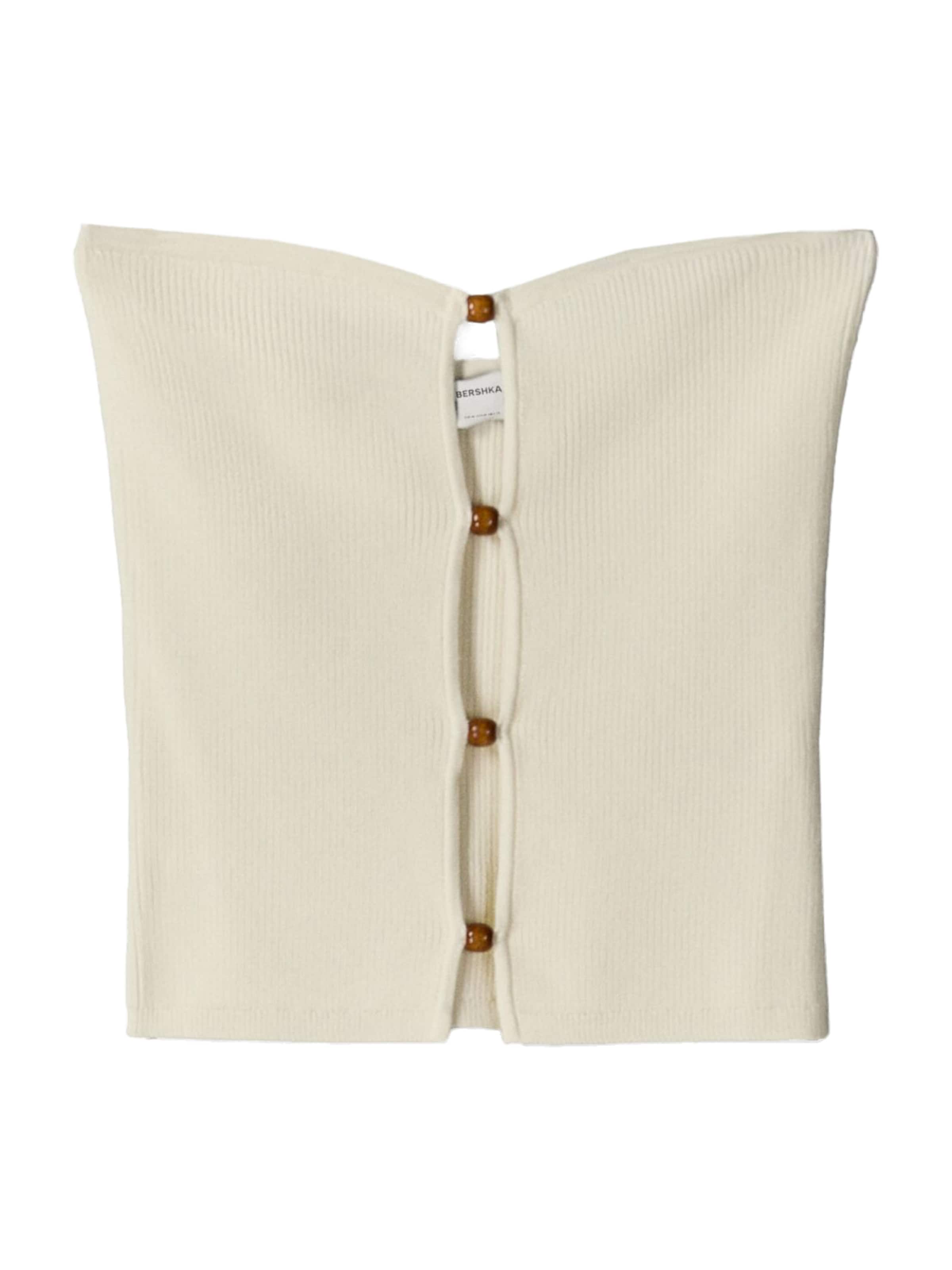 Bershka Sticktop i beige: forside