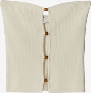 Bershka Top in Beige: Vorderseite