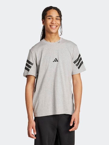 ADIDAS SPORTSWEARTehnička sportska majica 'FI 3S' - siva boja: prednji dio