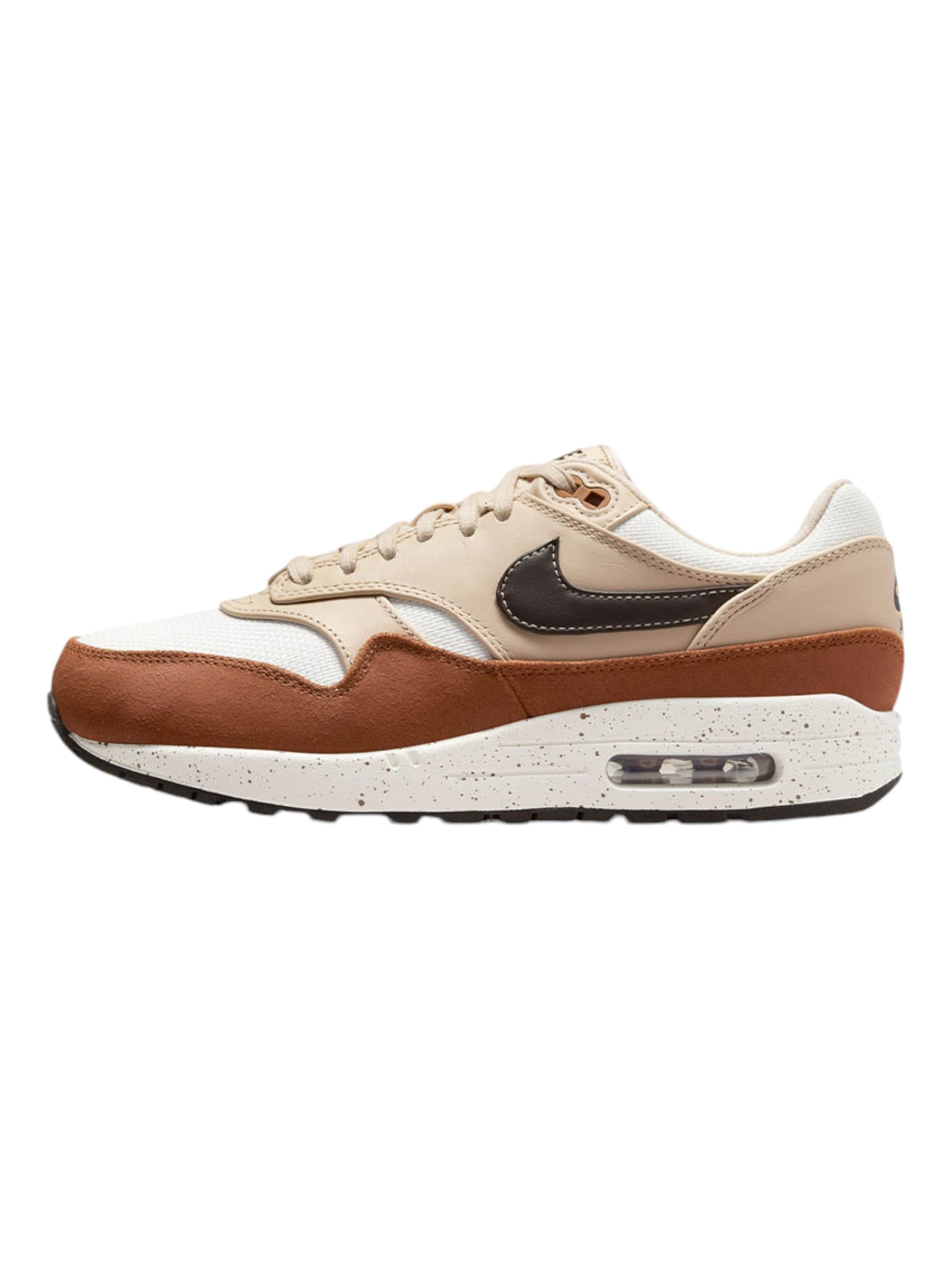 Sneaker bassa 'Air Max 1 '87' di Nike Sportswear in marrone: frontale