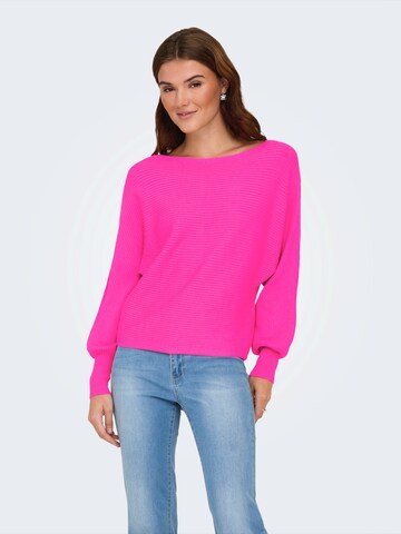ONLY Pullover 'ONLADALINE' in Pink: Vorderseite