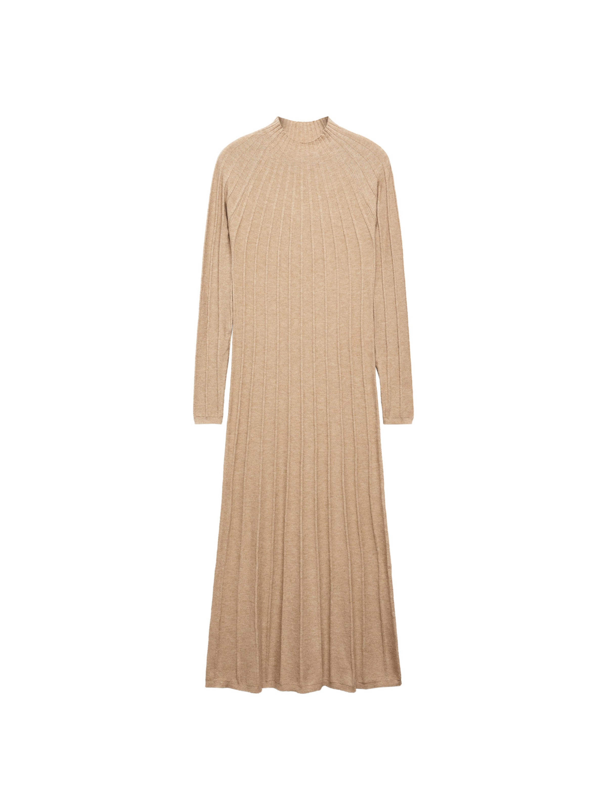 Rochie tricotat 'Flurry' de la MANGO pe maro: față