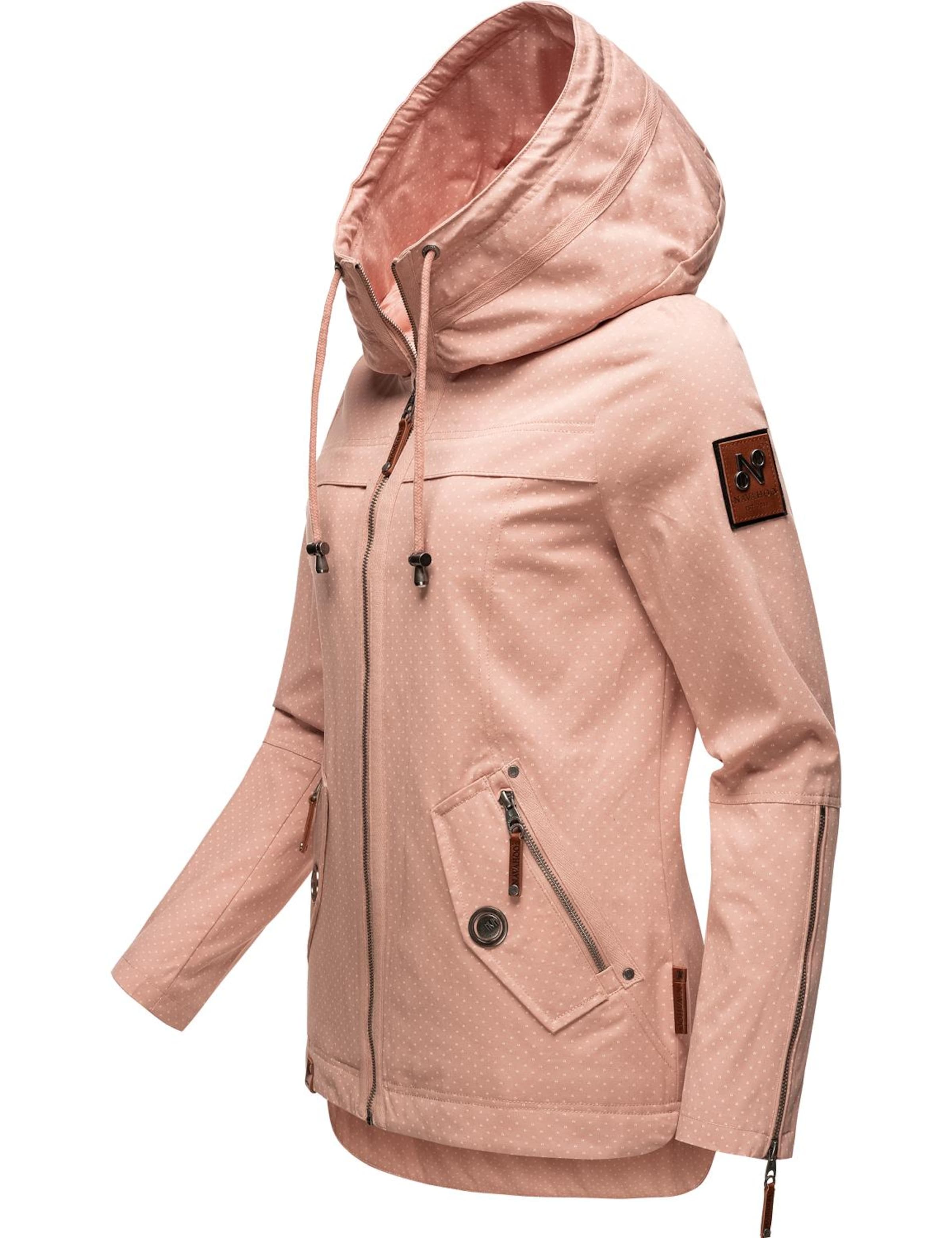 NAVAHOO Φθινοπωρινό και ανοιξιάτικο μπουφάν 'Wekoo' σε ροζ