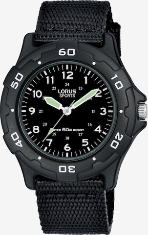 LORUS Watch in Black: front