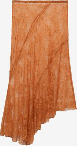 MANGO Skirt in Orange: front