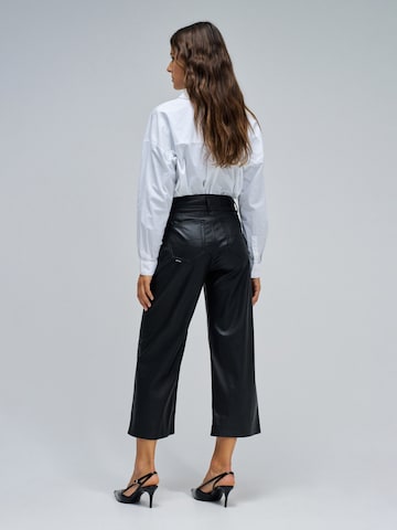 Wide Leg Pantalon 'True' Salsa Jeans en noir