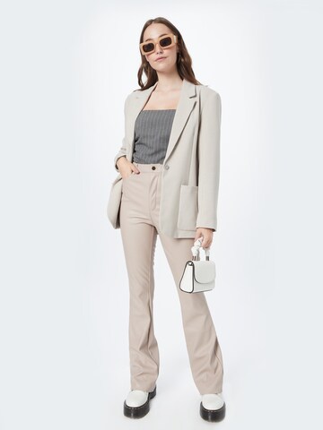 River Island Flared Pants in Beige