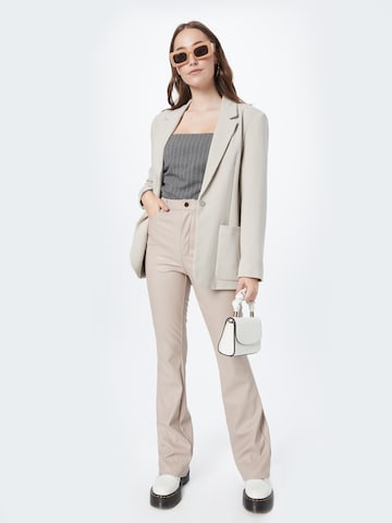 River Island Flared Broek in Beige