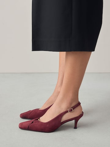 Next Лодочки с открытой пяткой 'Forever Comfort' в Красный