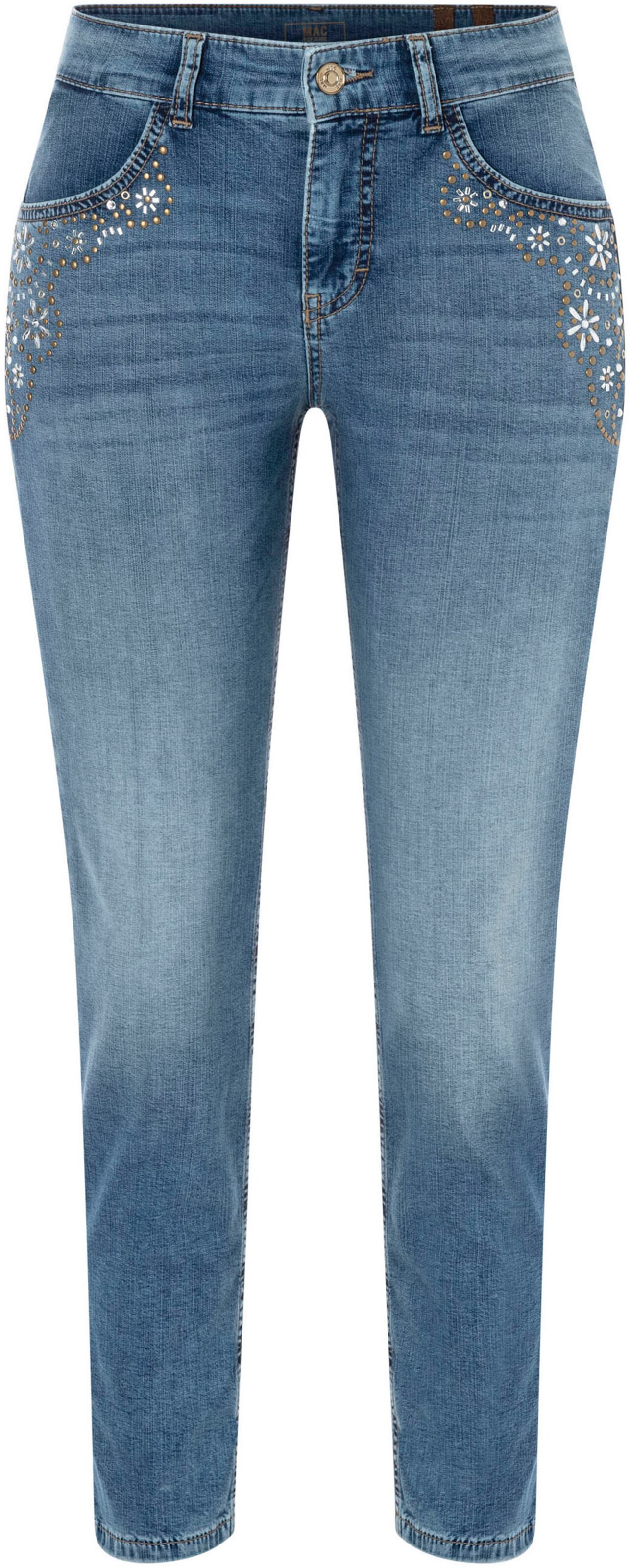 MAC Slim fit Jeans in Blue: front