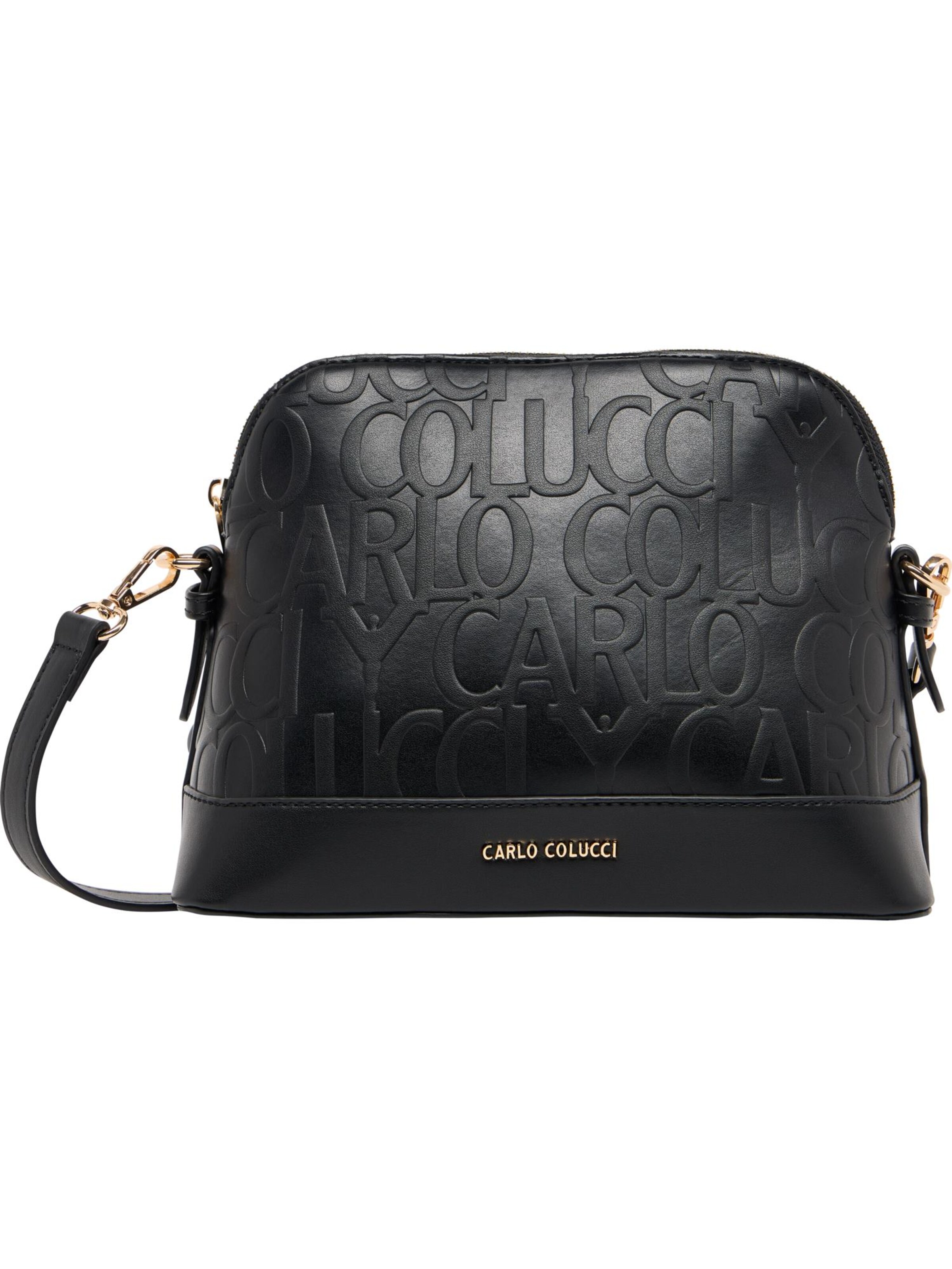 Sac à bandoulière 'Fassardi' Carlo Colucci en noir : devant