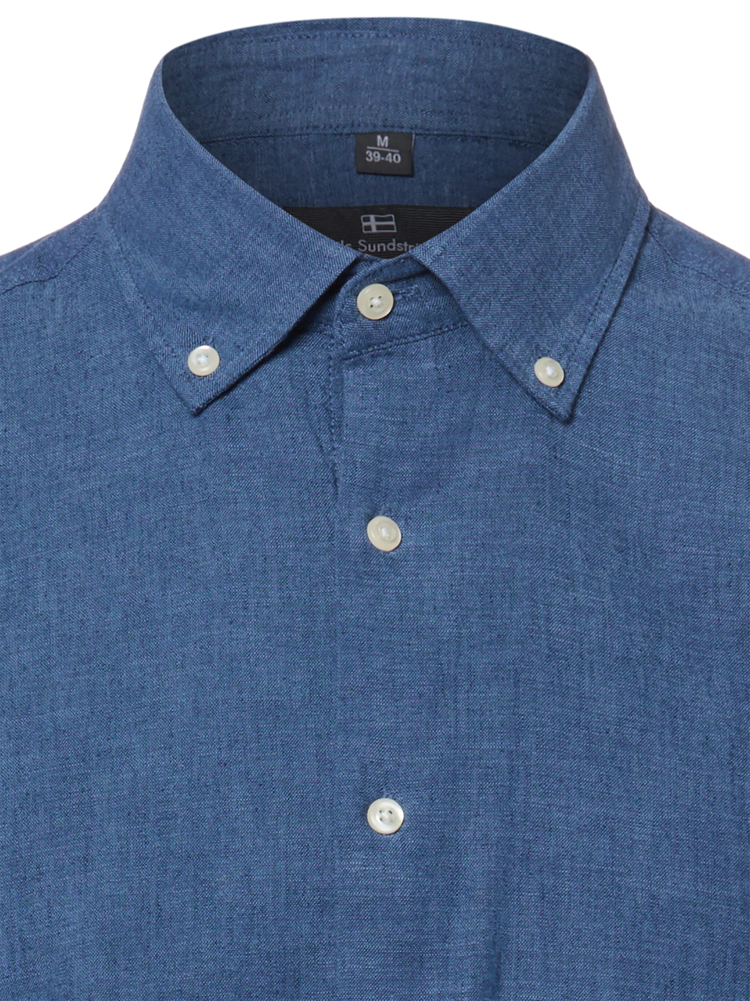 Coupe regular Chemise Nils Sundström en bleu