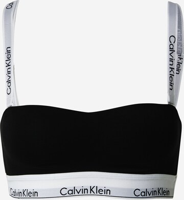 Bustieră Sutien de la Calvin Klein Underwear pe negru: față